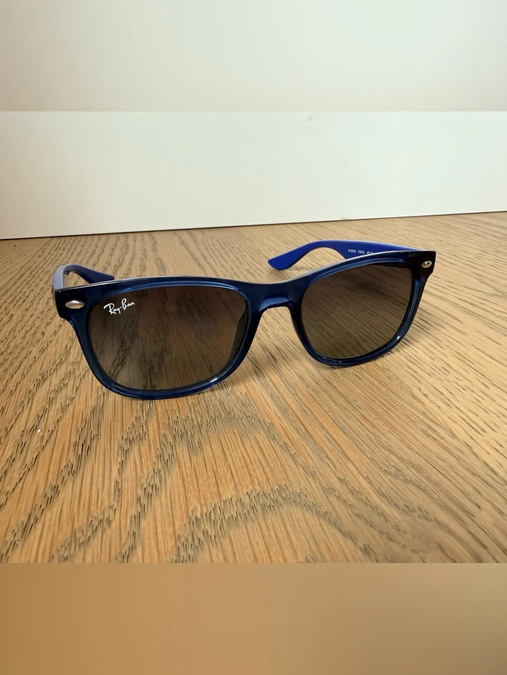 Youth Ray-Ban Blue Frame Sunglasses